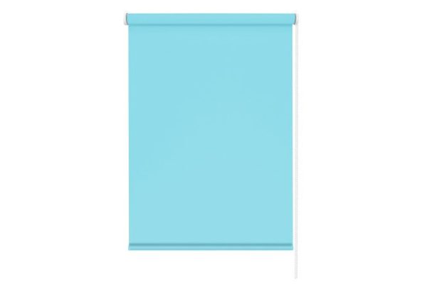 Roller blind Light color turquoise, 45x160 cm