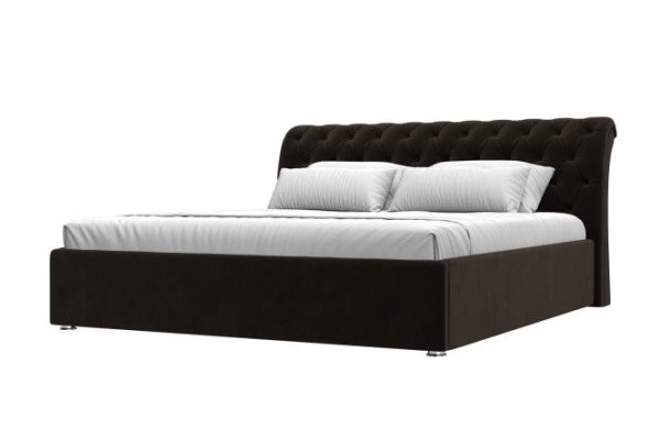 Bed with lifting mechanism Sicily color brown