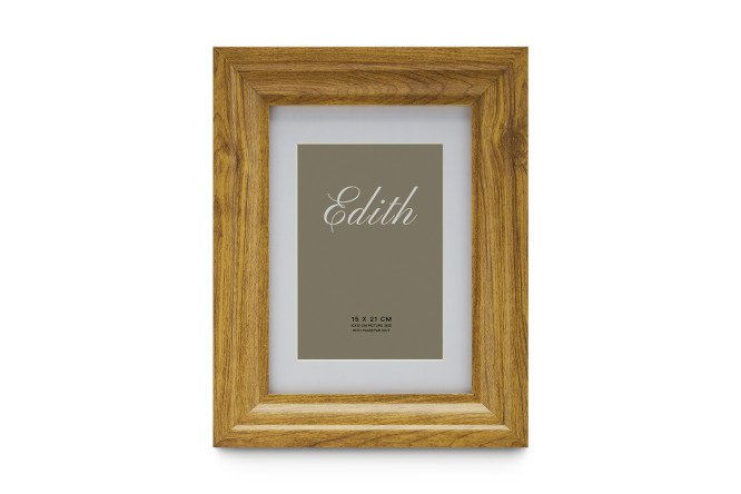 Photo frame with mat Edith 15x21 cm