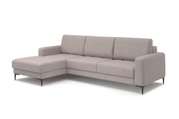 Corner sofa bed Pierre with left corner