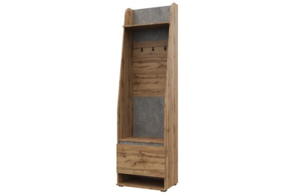 y6emcj3vjnsqouezumw0sc43mtmhplq1.jpg Wardrobe combined with hanger Mari 60.2x213.8x41.8 cm