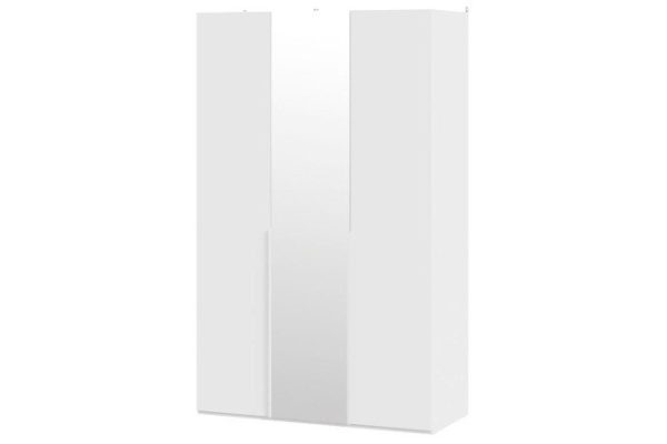 Porto wardrobe with 2 solid and 1 mirrored doors