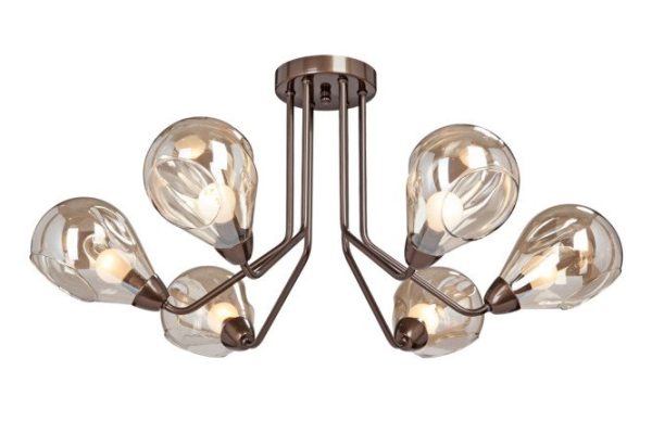 Chandelier VITALUCE V4868 18 sq.m., 76x34x76 cm, E14