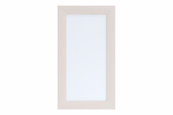 Chloe front for cabinet with glass 39.6x71.6 cm, cashmere color