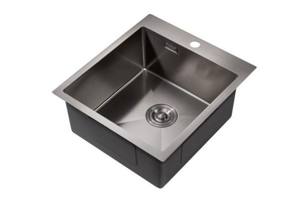Inset sink MILACIO Steel Denia 46 MC.77479 51x46x22 cm