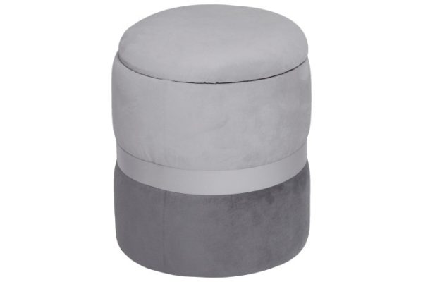 Pouf with storage box Tessa