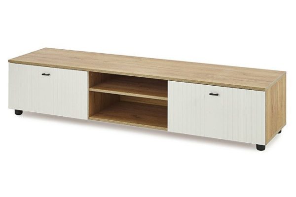 TV stand Barcelona with doors and niche