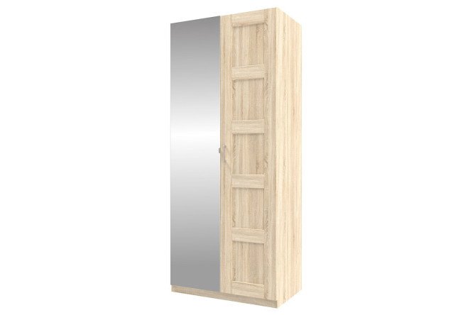 Wardrobe 2-door Oscar Bergen 100x236 cm oak Sonoma