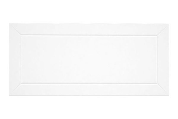 Front of a high Estelle drawer or cabinet with horizontal opening 79.6x35.6 cm, island silk color