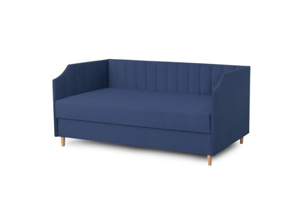 Sofa bed with lifting mechanism Chelsea 80x190 cm color blue