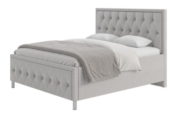 Bed with lifting mechanism Tirol color gray 180x200 cm