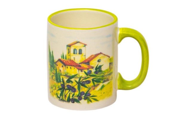 Mug Italian courtyard 350 ml, Ceramics