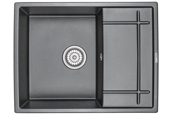Inset sink with drainer GRANULA Granula 6501 65x49.5x20 cm