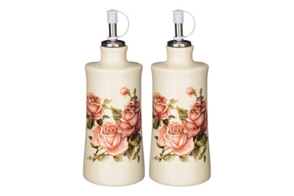 Set for oil and vinegar Korean Rose 6.5x14.5x6.5 cm, 300 ml