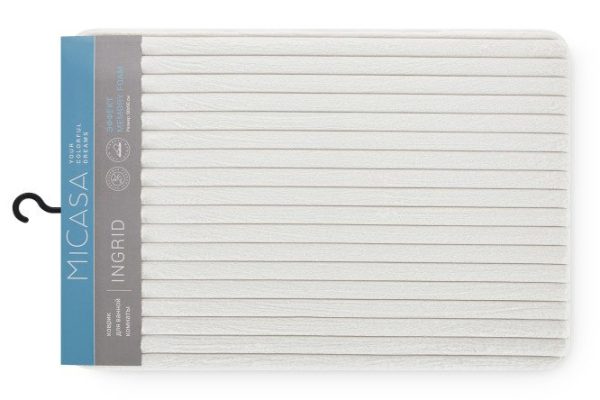 Bathroom rug MICASA Ingrid 60x90 cm, Polyester