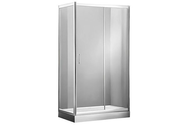 Wall-mounted shower curtain AQUANET Alfa NAA1131