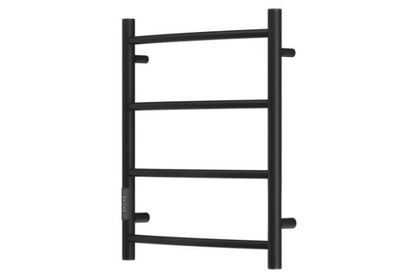Electric heated towel rail POINT Athena P4, black PN04756B 53.2x60x9.2 cm