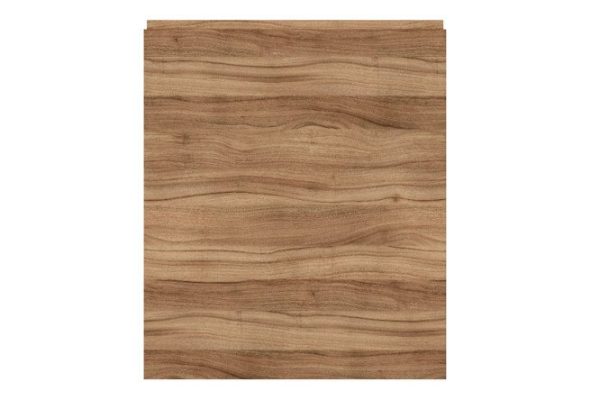 Dishwasher front Nicole 59.6x71.6 cm, natural Dijon walnut color