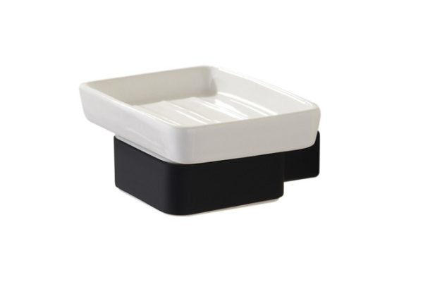 Wall-mounted soap dish BERKRAFT Urban Ceramic, screw fastening