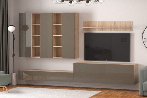 Furniture set Studio No. 7 oak Sonoma/latte