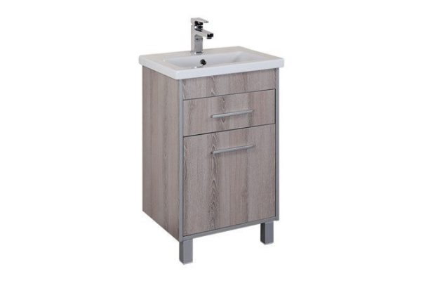 Floor stand ONIKA Natalie 105016 46 cm, frame color Taormina ash, facade Taormina ash