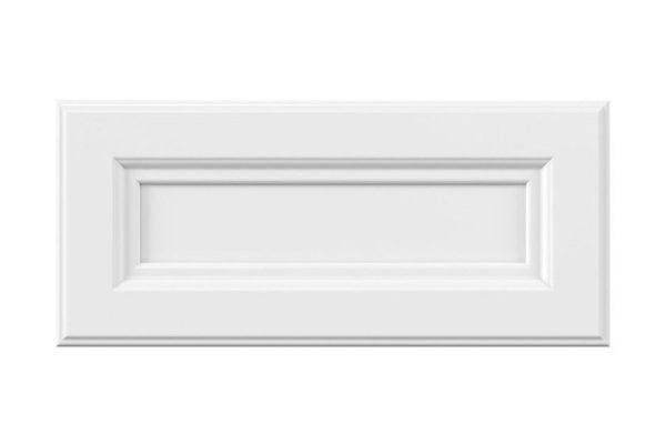 Front Gloria low drawer cabinet 39.6x17.6 cm, white