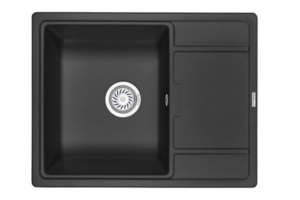 Inset sink with drainer GRANULA 6503 65x50x20 cm