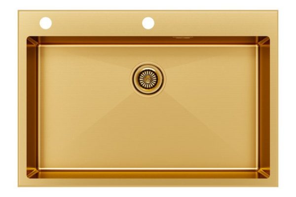 Inset sink PAULMARK Kroner-Edge 75 PM777551-BG 75x51x20 cm