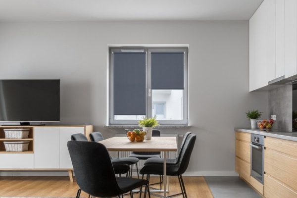 Roller blind MICASA Vasko color grey, 57x180 cm