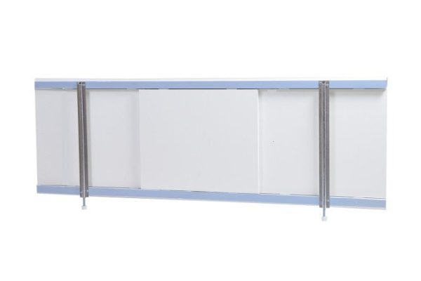 Sliding bath screen Valencia 167x52 cm