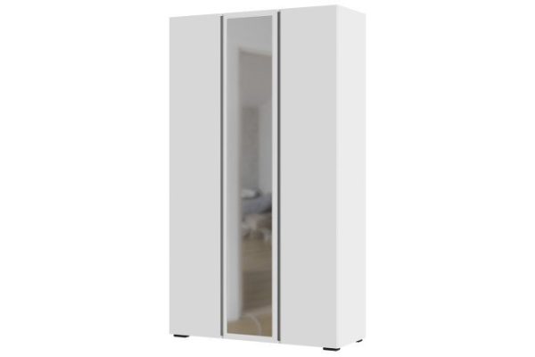 Helen 3-door wardrobe with mirror