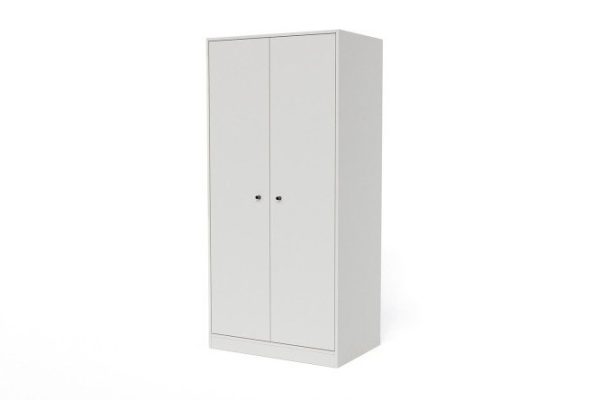 Hinged wardrobe Lastra 79x176x55 cm, white