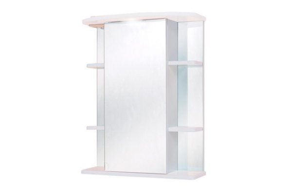 Mirror cabinet with lighting ONIKA Gloria 55 205504, left 55x71.2x24.5 cm, Left
