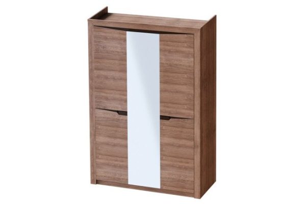 Wardrobe 3-door Sorento oak stirling 152x220x54.5 cm