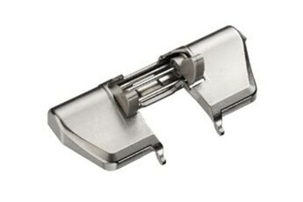 Damper with Titus Glissando strip for L-shaped wall corner cabinet