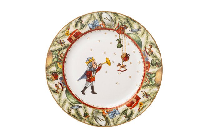 Snack plate Nutcracker Porcelain, 20.5 cm