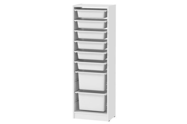 Alpha rack 46x141.2x30 cm, with containers