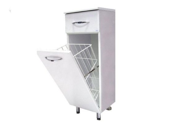Floor-standing half-case with laundry basket ONIKA Caprice 403003 Floor-standing, 30.2x76.6x34 cm, Universal
