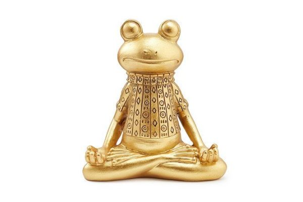 Decorative figurine Frog 12x13x5 cm