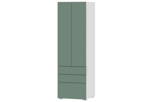 Children's wardrobe Oscar mini with 3 drawers 60x194x56.6 cm