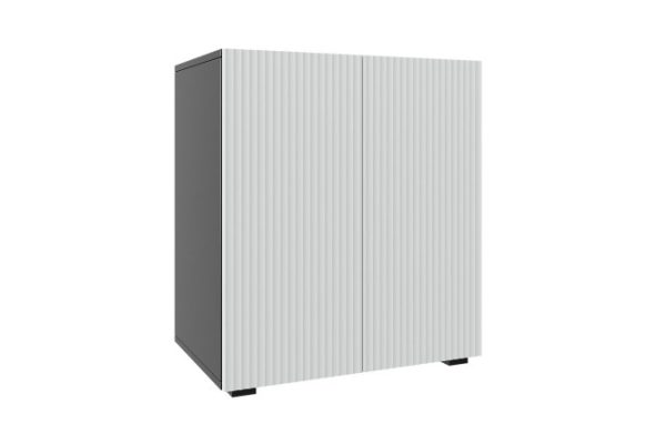 Children's chest of drawers Oscar Amelie mini 60x66x39.6 cm, anthracite, talc