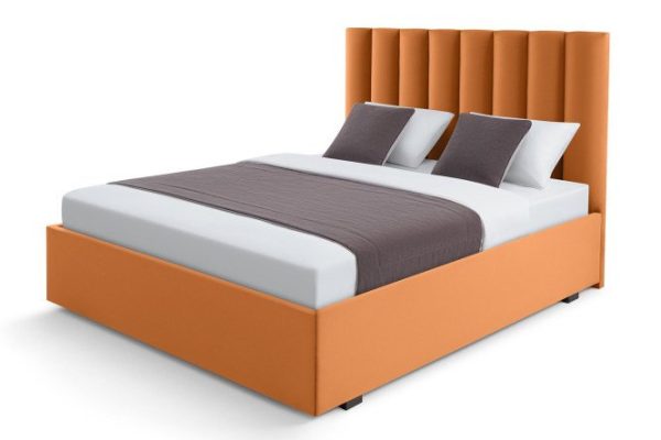 Bed frame SOLANA Cameron terracotta color 140x200 cm