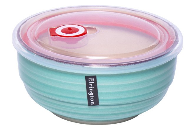 Salad bowl with lid Elrington Airbrush Emerald 15.5 cm