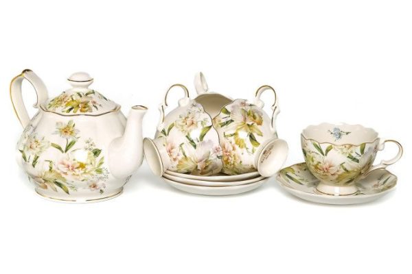 Tea set Verena 4 persons, 9 pcs., Porcelain