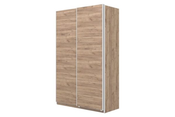 Sliding wardrobe Oscar 150x236x59.6 cm, tobacco oak Craft