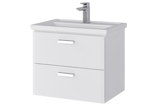 Hanging cabinet Sanstar Gretta 327.1-1.5.1. 56.4 cm, frame color white, facade white