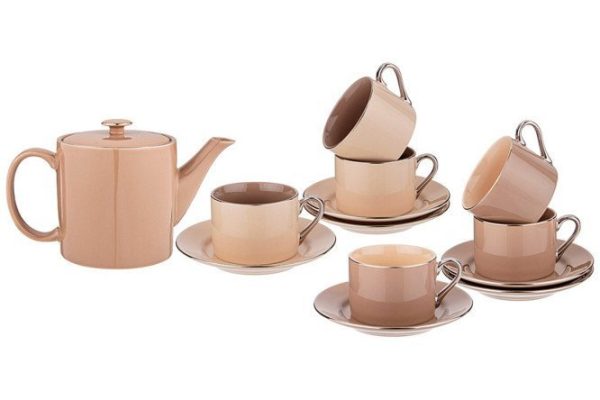 Tea set Lefard Break Time 6 persons, 13 pcs., Porcelain