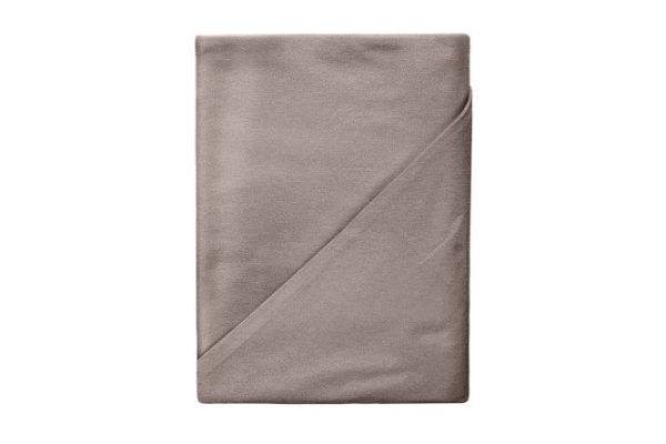 Fitted sheet Melange Mokko Satin 140x200 cm
