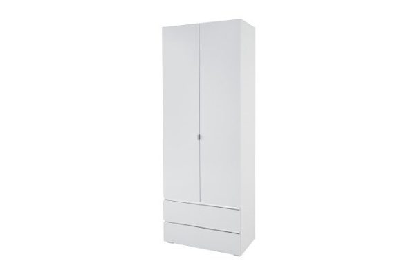 Wardrobe 2-door Linda 80.2x219.6x45.2 cm