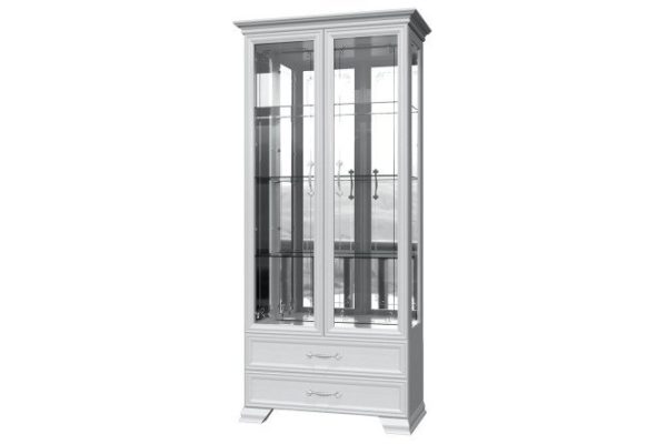 Wardrobe with showcase 2-door Grace